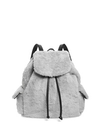 YOKI BAGS Faux Fur Oversized Utility Backpack