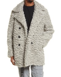 Cult of Individuality Faux Fur Peacoat