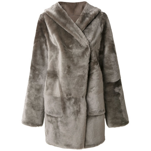 Sylvie Schimmel Hooded Coat, $2,193 | farfetch.com | Lookastic