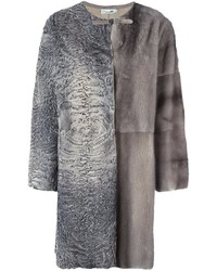 Manzoni 24 Patchwork Fur Coat