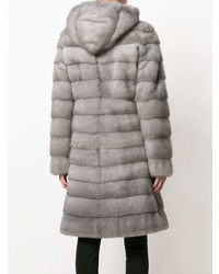 Liska Valencia Hooded Fur Coat