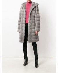Liska Valencia Hooded Fur Coat