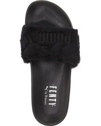 Puma Fenty By Rihanna Leadcat Fenty Faux Fur Slide Sandal