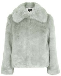Topshop Claire Faux Fur Coat