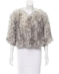 Tess Giberson Shearling Open Front Jacket W Tags