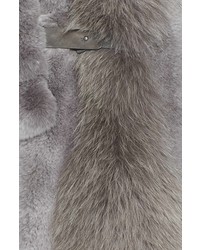 Fabiana Filippi Genuine Rabbit Fox Fur Scarf