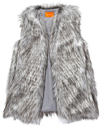 Joe Fresh Faux Fur Vest Light Grey