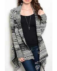 Ooh La La Boutique Black Grey Sweater