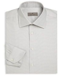 Canali Regular Fit Micro Pattern Shirt