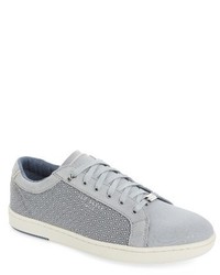 Grey Geometric Sneakers