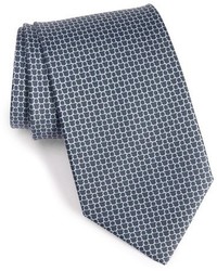 Grey Geometric Tie