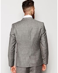 Asos Brand Slim Fit Suit Jacket In Mini Geo