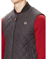 Fred Perry Diamond Quilted Gilet
