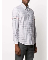 Thom Browne Straight Fit Button Down Shirt