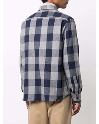 Woolrich Checked Chest Pocket Overshirt
