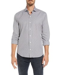 Culturata Coupe Dot Tailored Fit Gingham Sport Shirt