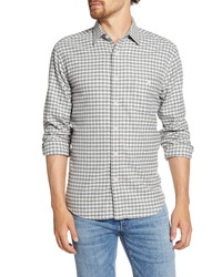 Faherty Stretch Seaview Regular Fit Check Flannel Button Up Shirt