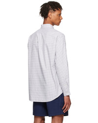 Polo Ralph Lauren White Gray Cotton Shirt