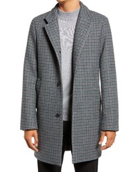Grey Gingham Overcoat