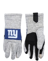 FOCO Gray New York Giants Team Knit Gloves