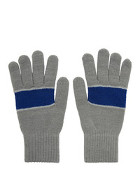 Ader Error Grey Centre Stripe Gloves