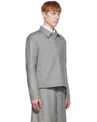 Thom Browne Gray Wool Jacket