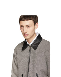 DSQUARED2 Multicolor Houndstooth Zip Jacket