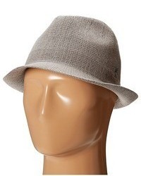Stacy Adams Knit Fedora With Embroidered Griffen Emblem On The Band
