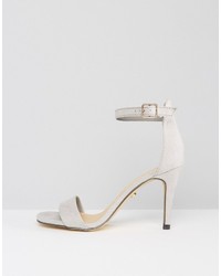 Oasis Suedette Barely There Heeled Sandal
