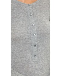 Nili Lotan 18 8 Long Sleeve Henley Sweater