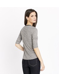 Dynamite Ribbed Henley Tee