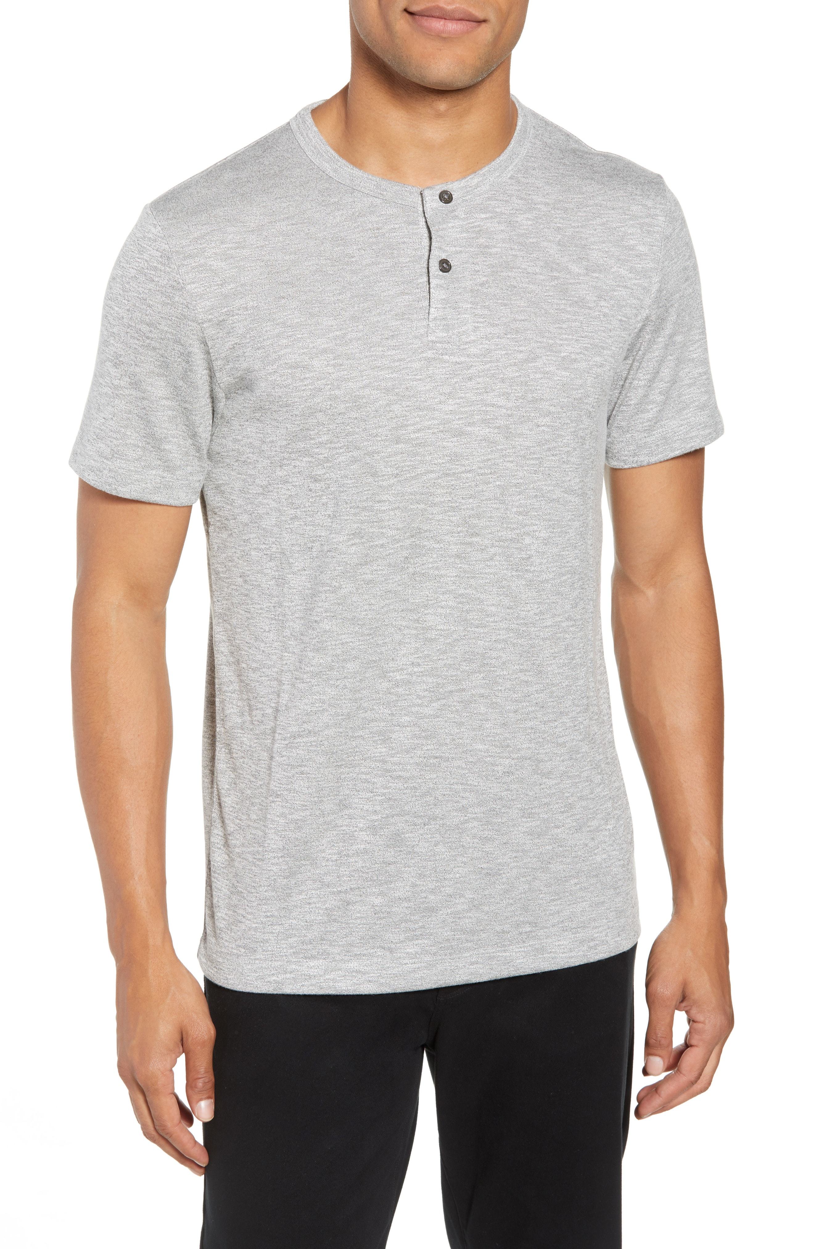 Theory Gaskell Anemone Slim Fit Henley, $54 | Nordstrom | Lookastic