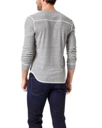7 For All Mankind Slub Ribbed Jersey Henley