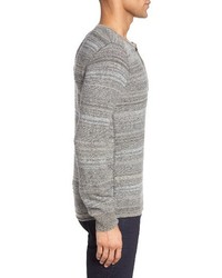 Billy Reid Stripe Henley Sweater