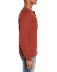 Tailor Vintage Waffle Knit Henley Sweater