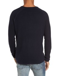 Tailor Vintage Waffle Knit Henley Sweater