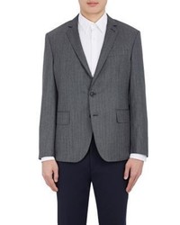Brooklyn Tailors Herringbone Weave Sportcoat Grey Size 1