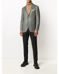 Kiton Slim Herringbone Blazer