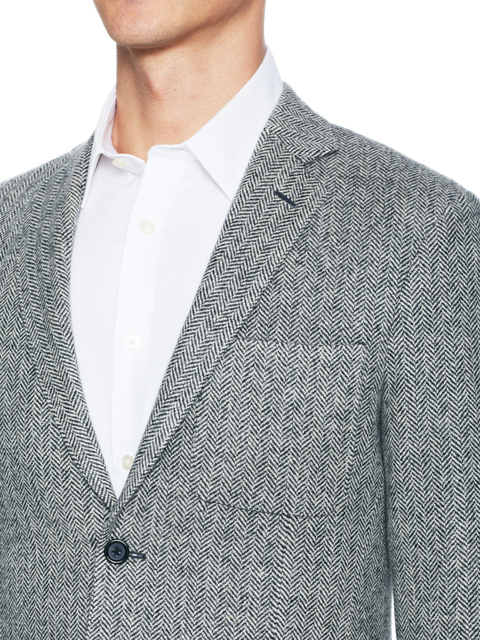 Todd Snyder Herringbone Sport Coat, $1,295 | Gilt | Lookastic