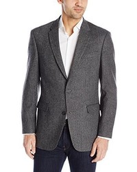 Tommy Hilfiger Grey Herringbone Wool Blend Sport Coat Grey
