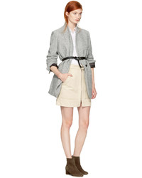 Isabel Marant Grey Herringbone Elis Coat