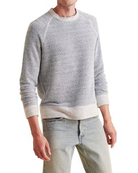 Faherty Whitewater Herringbone Crewneck Sweater