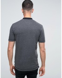 ONLY & SONS Crew Neck T Shirt With Raw Hems In Herringbone