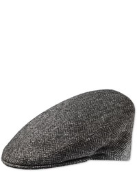 Charles Tyrwhitt Grey Herringbone Flat Cap