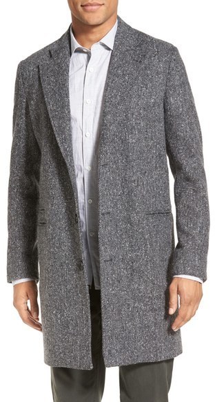 Billy Reid Charles Herringbone Single Breasted Coat, $695 | Nordstrom ...