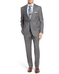 Grey Herringbone Suit