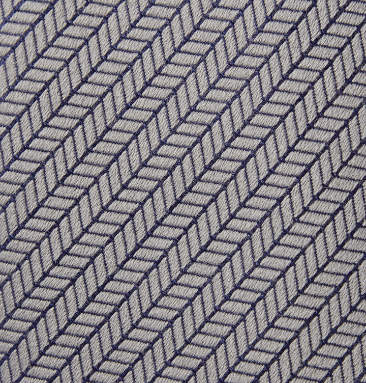 Charvet Herringbone Silk And Wool Blend Tie, $235 | MR PORTER | Lookastic