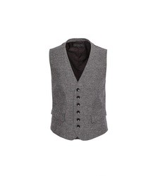 Grey Herringbone Waistcoat
