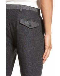 French Connection Patchwork Wool Trousers