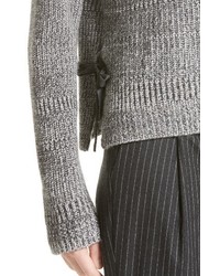 Fabiana Filippi Herringbone Stitch Wool Blend Sweater